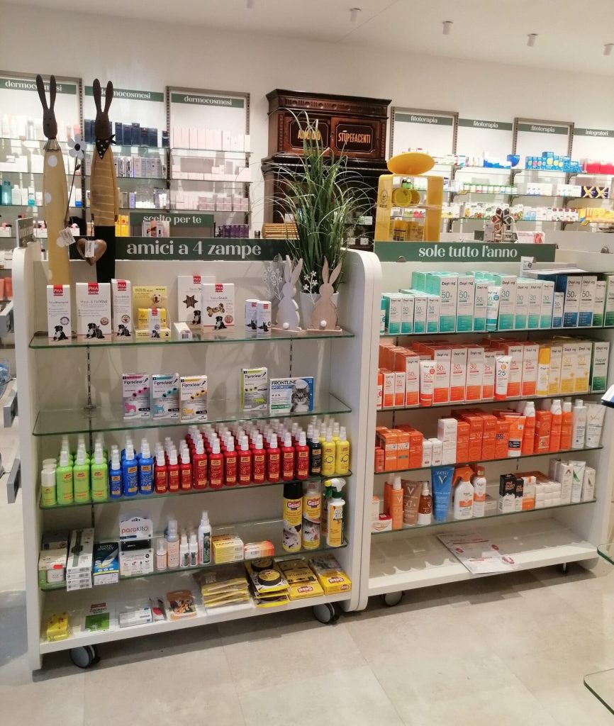 Farmacia San Marco, Vezia (Svizzera) - Progetto di Visual Merchandising e Brand Identity per rinnovare e innovare l’area espositiva – Now Farmacia Farmacia San Marco, Vezia (Svizzera) - Progetto di Visual Merchandising e Brand Identity per rinnovare e innovare l’area espositiva – Now Farmacia